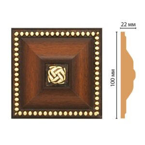 Вставка цветная DECOMASTER D209-51 100*100*22 мм