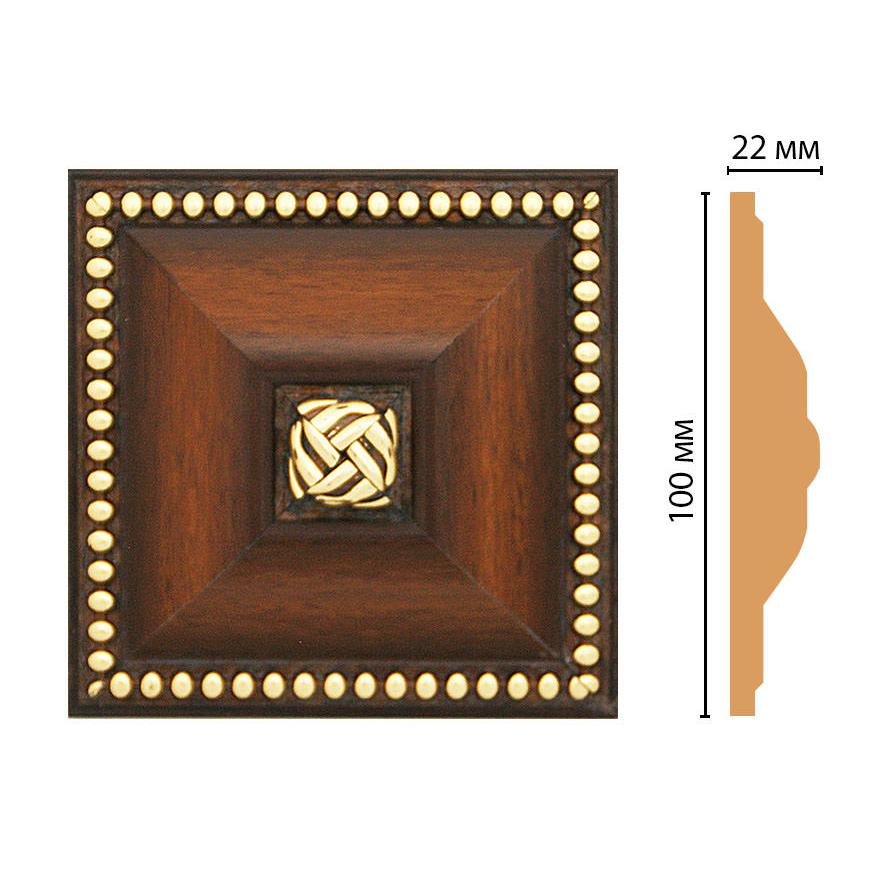Вставка цветная DECOMASTER D209-51 100*100*22 мм Вставка цветная DECOMASTER D209-51 100*100*22 мм