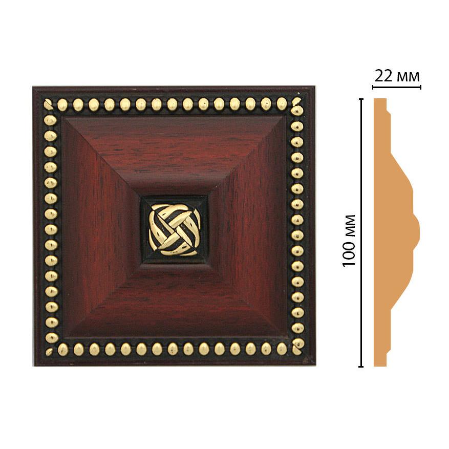 Вставка цветная DECOMASTER D209-52 100*100*22 мм Вставка цветная DECOMASTER D209-52 100*100*22 мм