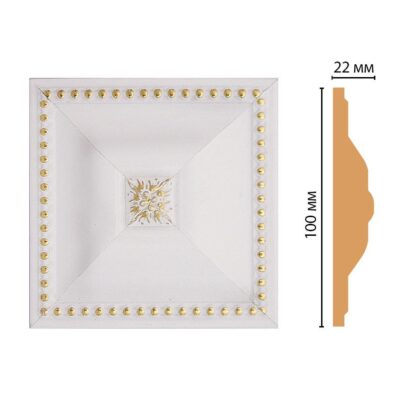 Вставка цветная DECOMASTER D209-54 100*100*22 мм