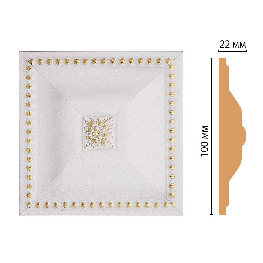 Вставка цветная DECOMASTER D209-54 100*100*22 мм Вставка цветная DECOMASTER D209-54 100*100*22 мм
