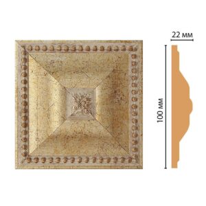 Вставка цветная DECOMASTER D209-553 100*100*22 мм
