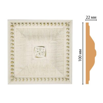 Вставка цветная DECOMASTER D209-6 100*100*22 мм