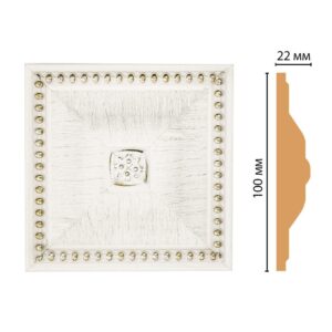 Вставка цветная DECOMASTER D209-7D 100*100*22 мм