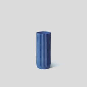 Ваза Strips Medium - Mykonos blue (Shapes & Shades)