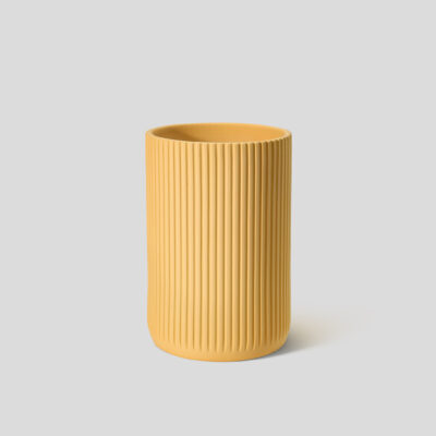 Ваза Strips Wide - Banana cream (Shapes & Shades)