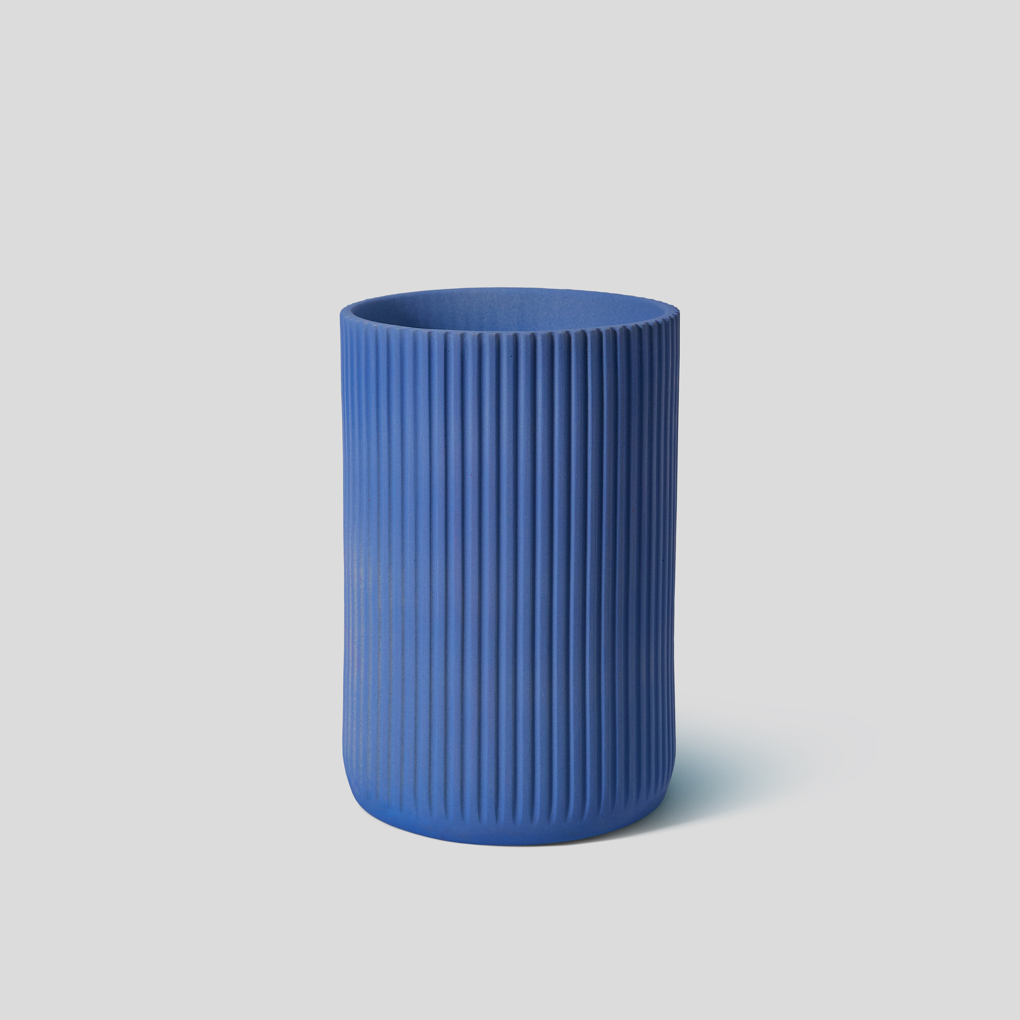 Ваза Strips Wide - Mykonos blue (Shapes & Shades) Ваза Strips Wide - Mykonos blue (Shapes & Shades)