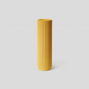 Ваза Strips Tall - Banana cream (Shapes & Shades)