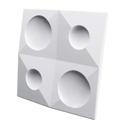Гипсовая 3D панель BALANCE platinum глянцевое покрытие M-0084pl