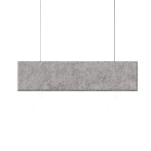 Акустическая панель из войлока  K&R Design BFLF Прямоугольник 2000х200х9 мм цвет светло-серый