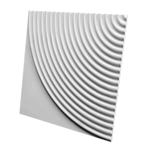 Гипсовая 3D панель PALLADA 2 platinum глянцевое покрытие M-0062-2 pl