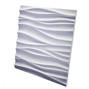 Гипсовая 3D панель SILK 1 platinum глянцевое покрытие D-0002-1-pl