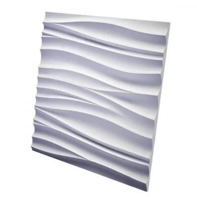 Гипсовая 3D панель SILK 2 platinum глянцевое покрытие D-0002-2-pl