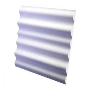 Гипсовая 3D панель WAVE platinum глянцевое покрытие M-0073-pl