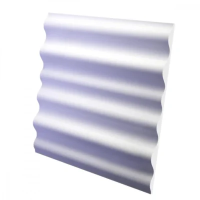 Гипсовая 3D панель WAVE platinum глянцевое покрытие M-0073-pl