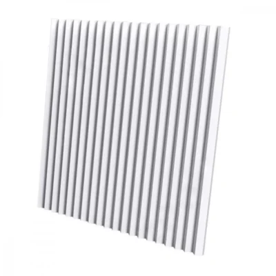 Гипсовая 3D панель ZIGZAG platinum глянцевое покрытие М-0069-pl