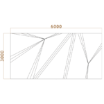 Стеновые 3D панели Fracture Plain Rifinitura