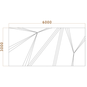 Стеновые 3D панели Fracture Plain Rifinitura