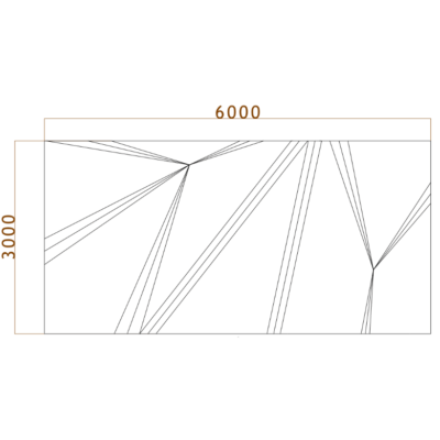 Стеновые 3D панели Fracture Plain Rifinitura