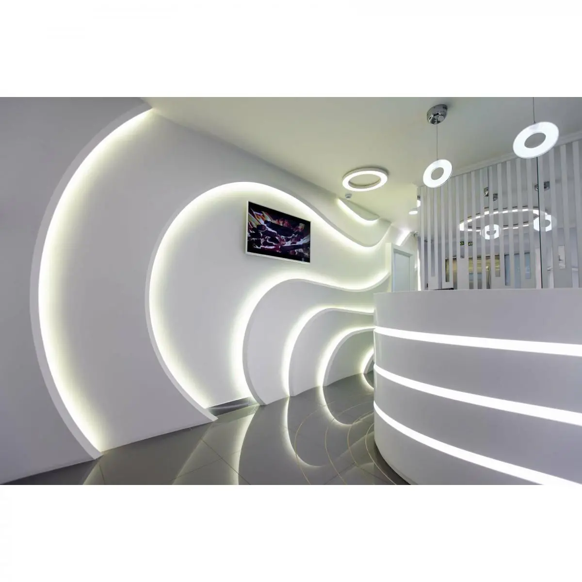 Стеновые 3D панели Zaha Flow Curl Rifinitura Стеновые 3D панели Zaha Flow Curl Rifinitura