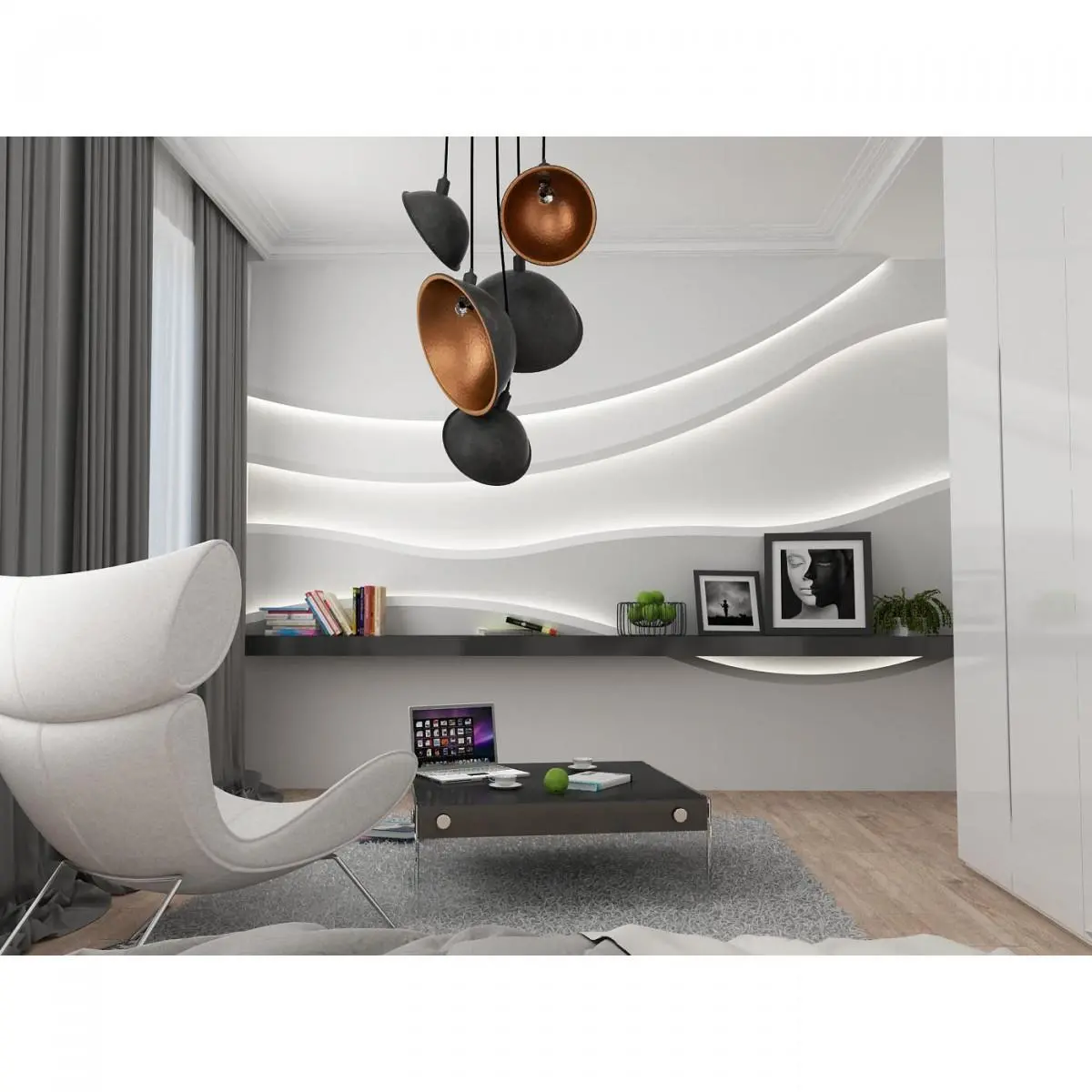 Стеновые 3D панели Zaha Hills Rifinitura Стеновые 3D панели Zaha Hills Rifinitura