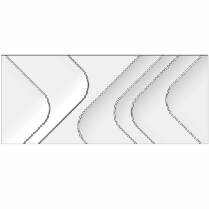 Стеновые 3D панели Zaha Techno Rifinitura