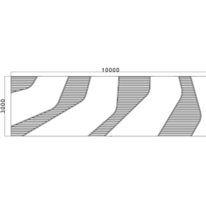 Стеновые 3D панели Zaha Cosmo Wing Rifinitura