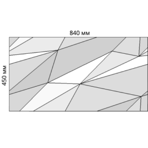 Стеновые 3D панели Ice Rifinitura