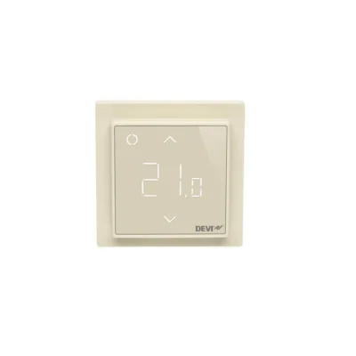 DEVIreg™ Smart терморегулятор интеллектуальный с Wi-Fi, бежевый, 16А 140F1142